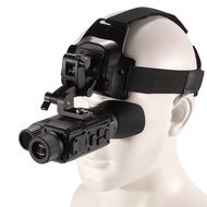 BekinTek Helmet Mounted Night Vision Monocular Head Mountable NVG Goggles Rechargeable Telescope Ful