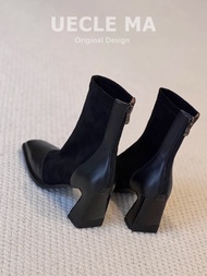 MASHUJIA | รองเท้าบูทหนัง Martin