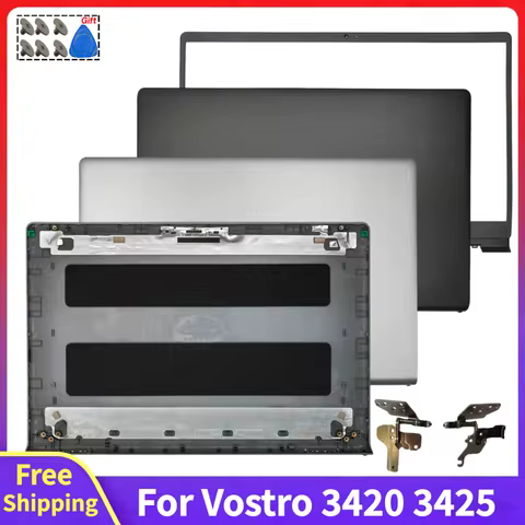 For Vostro 3420 3425 P152G New Replace Laptop Rear Lid Top Case Front Bezel Hinges Screen LCD Back C