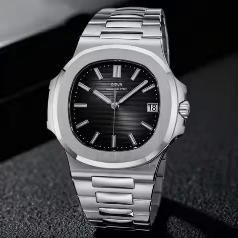 DIDUN Men's Automatic Mechanical Watch Business Date Stainless Steel Luminous Waterproof Luxury Watc