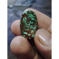 firus pirus turquoise iran hijau urat merah bermotif