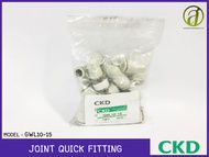 CKD Joint Quick Fitting ข้อต่อลม รุ่น GWL10-15