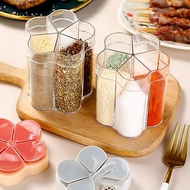 5-in-1 Multipurpose Kitchen Spice Jar 5-in-1 Spice Bottle Jar Flower-Shaped Spice Container/