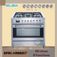 Elba 115L EPRC-H9880ST(SS) Professional Range Cooker 5-Burners Standing Cooker With Oven