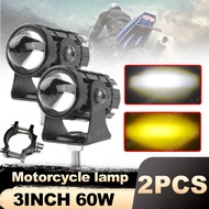 Motorcycle Headlight High/Low Light Switching LED Bulb H6 BA20D H4 Mini Driving Light Spotlight, Low
