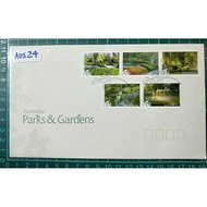 AUS 24 Australia FDC 2009 Parks & Gardens set of 5 on FDC FDI 14 July Botany NSW 2019 Special P/Mark