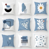 B. ins Nordic Morandi Pillow Bedroom Bedside Cushion Sofa Pillow Car Back Cushion b & b Bay Window P