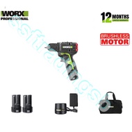 WORX WU130 CORDLESS DRILL / 12V COMPACT BRUSHLESS MOTOR CORDLESS DRILL