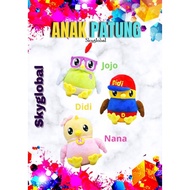 Didi and friend/plush toys/stuffed toy pillow/anak patung Kanak Kanak/anak patung/Didi/nana/hello ki