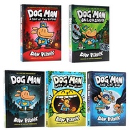 [5 Books/Set] English Dog Man Dav Pilkey Detective The Epic Collection