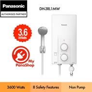 Panasonic Non Pump Standard Series Home Shower Water Heater (3.6kW) DH-3RL1MW , DH-3LS1MW / DH-3LS1 