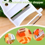 Multi-function Vegetable Fruit Peeler Grater Hand Slicer Double Cutters Knif Kitchen Head D4e3