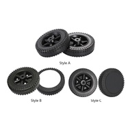 [Homyl478] 2 Grill Wheels As Spare Parts, Transport Wheels And Wheels for Grills, Accessory Set Made