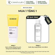 Kem Chống Nắng Cho Da Nhạy Cảm Ngừa Mụn Dưỡng Trắng Da Chiết Xuất Trà Xanh Gowon Mild Tone Up Sun Cr