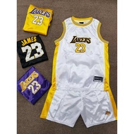 LAKERS TERNO FOR KID JERSEY BASKETBALL SET
