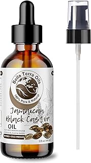 NEW Black Castor Oil Jamaican. 2oz. Cold-pressed. Refined. Organic. 100% Pure. Hexane-free. Soothes Skin. Promotes Hair Growth. Natural Moisturizer. For Hair, Face, Body, Eyebrow, Eyelashes, Nails.