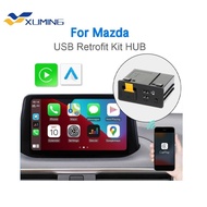 New Upgrade Apple CarPlay Android Auto USB Hub Adapter for Mazda 2 3 6 CX3 CX5 CX8 CX9 MX5 miata TK7