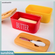  Butter Storage Solution Capacity Butter Pan Handcrafted Ceramic Butter Dish with Lid and Knife Set Stylish Butter Keeper for Kitchen Countertop Easy to for Southeast
