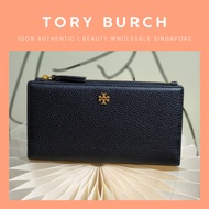 Tory Burch Black Long Wallet With Zip