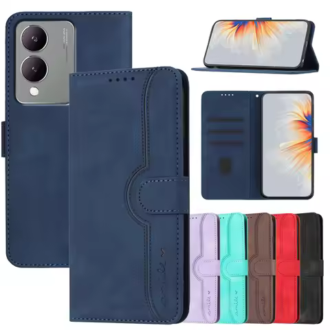 Flip Cases For VIVO Y36 Cover on For VIVO Y27 Y03 Y56 Y16 Y02S Y02A Y200E Y100 Y17S Magnetic Stand P