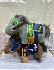 日本賽馬 大毛公仔 30cm 目白麥昆 米浴