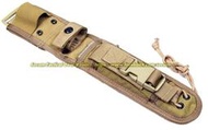 EAGLE KA-BAR STRIDER SOG CRKT MOLLE/腰掛通用直刀刀套含刀鞘 卡其色 TAN