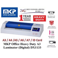 MKP Office Heavy Duty A3 Laminator (Digital) DX1133 (Laminator Machine, laminate, DX-1133)