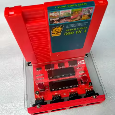 Fully integrated For NES Retro Game Console with 7pin support for 4player N8 game card RCA video out