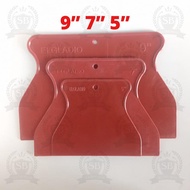 Kape Plastik/Sekrap Pelastik 5 Inc, 7 Inch, 9 Inch Merah
