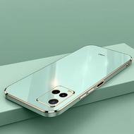 VIVO T1X Casing Protective Electroplating Shockproof VIVO T1X VIVOT1X Case Cover Silicone TPU Soft B