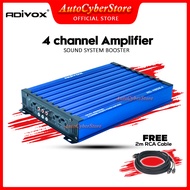 ADIVOX 4 Channel MOSFET Amplifier Power Car Amplifier 1600WATTS