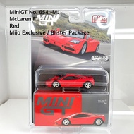 Mini GT No.654-MJ McLaren F1 Red/USA Blister Packaging