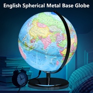20cm/25cm World Globe English Version World Map Globe with Led Light Geography Educational Teaching 