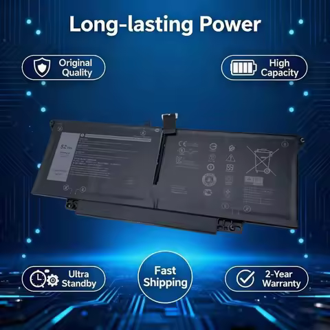 New JHT2H Laptop Battery For DELL Latitude 7310 7410 X640W K1GW2 Series 0YJ9RP 009YYF 07CXN6 04V5X2 
