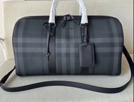Burberry Boston 手提袋旅行袋，男女均可，配可拆肩帶，容量非常大，size-長50*高27*寬25