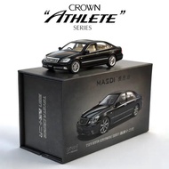 Masdi 1/64 Toyota Crown 12th Black Alloy Diecast Car Model Toy Birthday Gift