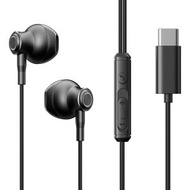 JOYROOM - EC07 Type C半入耳式線控耳機: 高清音質的無痛佩戴體驗 Type C耳機 - 黑色