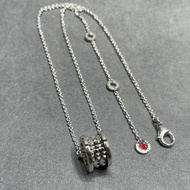 G3CP Bv *** ri S925 Silver 24 New Style Little Red Man Rivet Necklace CNC Carved All-Match Classy Pe