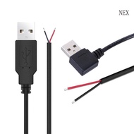 NEX 5V Charging Cord Extension Wire for LED Light Fan Driving Recorder Power Supply Cable 2Pin Bare 