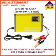 🔥12V 6A Car Battery Charger Full Smart For Car / Motorcycle (Pengecas Bateri Kereta Motor)