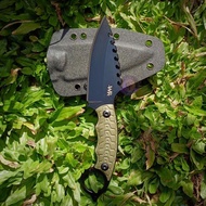 TACTICAL KYDEX WR 44 CUSTOM LASER / WR TACTICAL OUTDOOR + HOLSTER DAN TEKLOCK / CAMPING SURVIVAL OUT