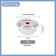 SHNGki Hợp kim nhôm Donut khuôn DIY bánh khuôn Donut nướng khuôn Pan bánh Maker Muffin Ống khay chảo