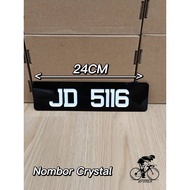 3D Number Plate Motorcycle Panjang
