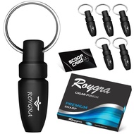roygra Cigar Punch, Mini Portable Cigar Punch with Key Chain Fit All Cigar Sizes - Set of 6