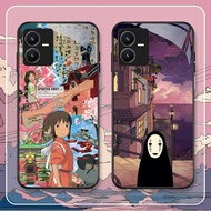 NA-84 Spirited Away HD Softcase Glossy Glass for VIVO Y22 Y35 Y75 Y28 Y22S V25 Y55 iQOO Z6