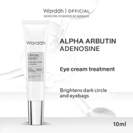 Wardah Crystal Secret Eyes Dark Circle Corrector 10ml - Brighten with Alpha Arbutin, Peptide, Even O