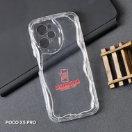 POCO X5 PRO 5G POCO X6 PRO 5G CASE MELTING WAVY CLEAR SOFT CASE G01 POCO X5 PRO 5G POCO X6 PRO 5G