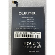 [Ready Stock] Suitable for Oukitel K6000 Battery Oukitel oukitel k6000 Mobile Phone Battery 6,000mAh