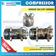 CHINA NEW SANDEN 508 24V <ORING> COMPRESSOR