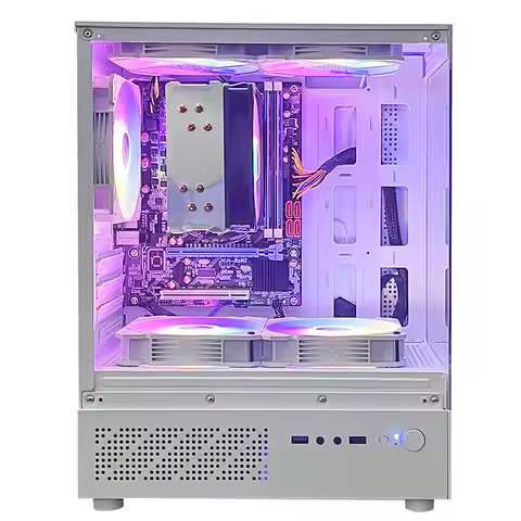 Aotesier Gaming PC core i7 CPU With 16G RAM 256G SSD HD4600 ATX/ITX/M-ATX full view side panel Tempe